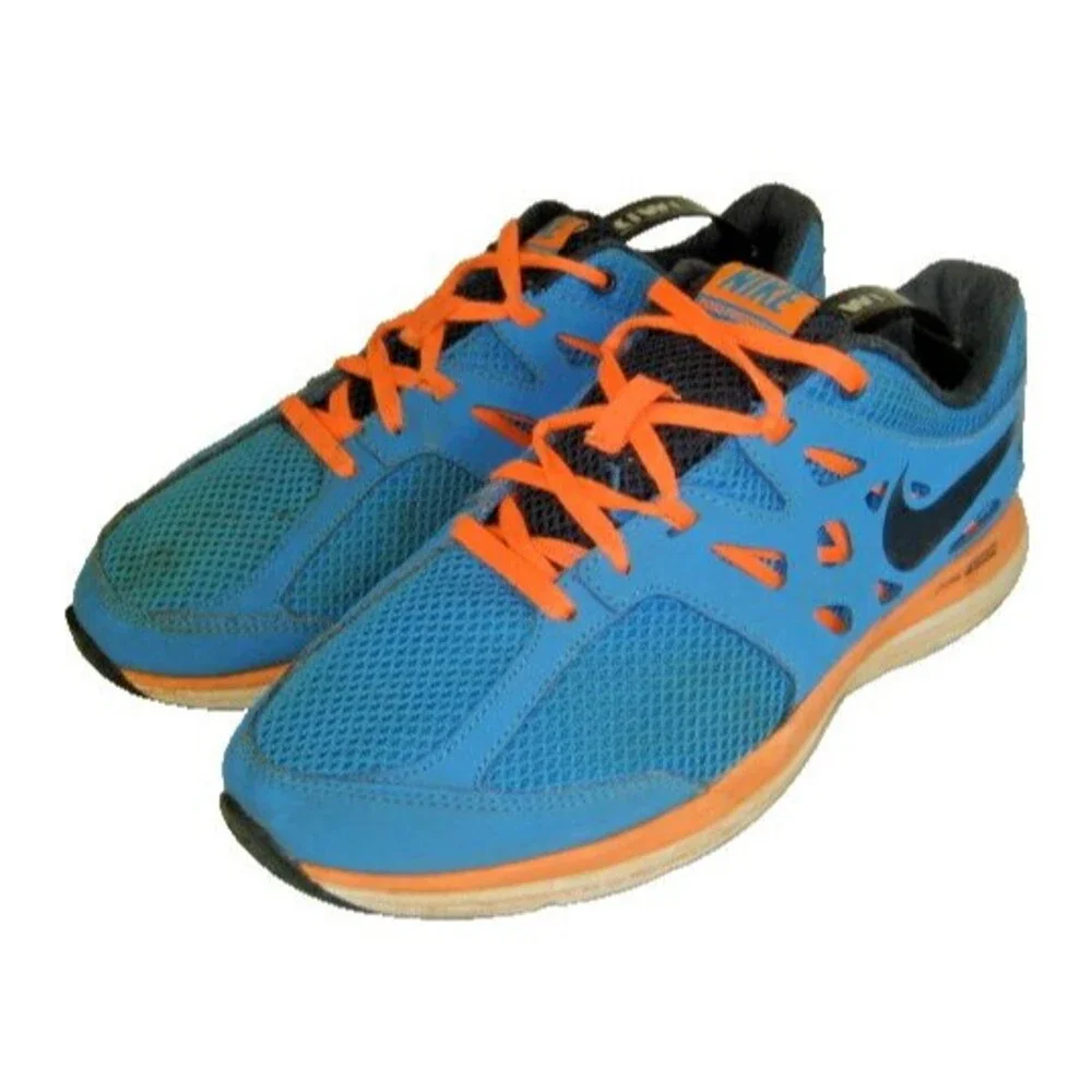 Womens Nike Mesh Toe Dual Fusionlite Teal Athletic Running Shoes sz 7Y